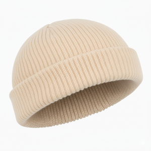 Gorro de Punto Personalizado al por Mayor, Gorro de Invierno Cálido y Liso con Puño, Gorro de Acrílico para Hombre y Mujer - Product Image 5