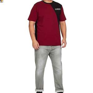 Freshh Garment Heavyweight Streetwear Blank <b>Vintage</b> Washed Tee Mens Boxy Cropped Oversized Distressed <b>Tshirts</b> panel cut and sew - Product Image 6