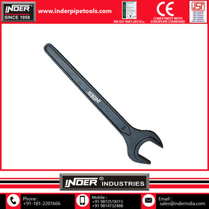 Clé à molette à extrémité ouverte de qualité supérieure certifiée ISO Inder Industries de qualité industrielle Conception hexagonale Capacité de mâchoire de 1 1/2 pouces Personnalisée - Product Image 6