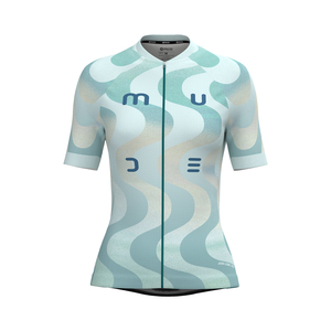 Camiseta de Ciclismo para Mujer SOLACE Curvy Opal, Transpirable, de Manga Corta, de Poliéster, para Actividades al Aire Libre - Product Image 4