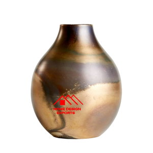 Tableware Flower <b>Vase</b> Hotel Ware Usage Aluminum Casted Custom Best Seller <b>Set</b> <b>of</b> <b>3</b> Abstract Hallow Flower <b>Vase</b> Top Quality - Product Image 4