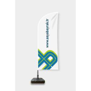 Custom Sail <b>Flag</b> <b>for</b> Outdoor Events <b>for</b> Business Use - Product Image 3
