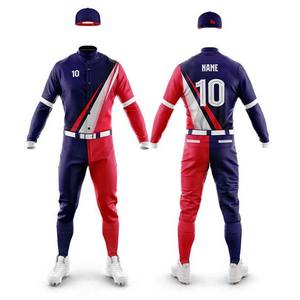 Nouvel arrivage de vêtements de sport 100% polyester tissu uniforme de baseball meilleur prix uniforme de baseball - Product Image 1