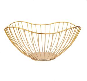 Hot Vantage Modern Fancy Luxury Premium Metal Round Shape Fruit Bowl Design élégant en maille pour la décoration de la maison et l'utilisation de la cuisine - Product Image 3