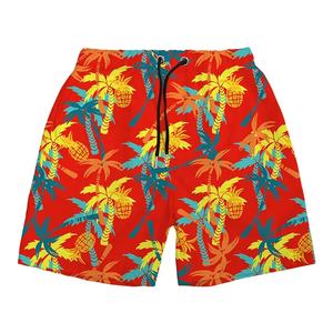 Shorts de bain à séchage rapide, couleur bleue, coton, décontractés, imprimés, pour hommes, imprimés soleil, vente en gros, imperméables, respirants, shorts personnalisés - Product Image 6