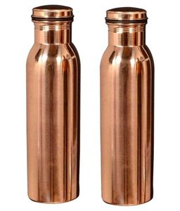 Ayurvedic Eco-Friendly Copper <b>Bottle</b> with Leak-Proof Lid for Natural Detox Immunity & Daily Hydration - Product Image 1