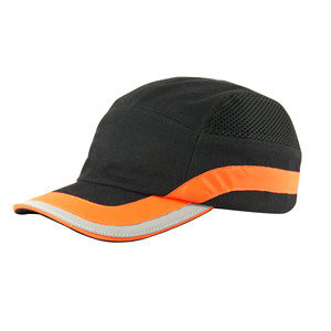 Industrial Work Wear Mesh High Vis Safety <b>Caps</b> With Head Protection Safety Workwear Canvas <b>Cap</b> For Men's - Product Image 1