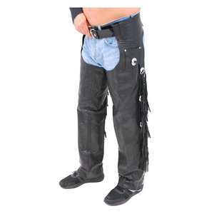 Chaparreras de Cuero Premium Duraderas, Transpirables y Resistentes al Viento para Hombre - Elegantes para Uso Diario al Aire Libre, Ajuste Cómodo - Product Image 4