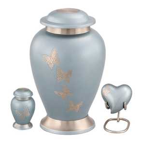 Handcrafted Urn for Human Ashes | Premium <b>Memorial</b> <b>Keepsake</b> | Premium Adult brass Urn <b>Box</b> - Product Image 1