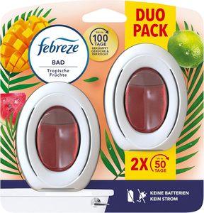 Febreze เครื่องฟอกอากาศในห้องน้ำ lenor ปลั๊กน้ำหอมคู่ผลไม้เขตร้อนสำหรับการต่อสู้และป้องกันกลิ่นอย่างต่อเนื่อง - Product Image 5