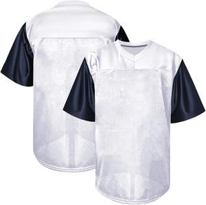 Maillots de football américain personnalisables tissu de performance à séchage rapide manches rayées évacuation de l'humidité grande taille coupe de qualité professionnelle - Product Image 1