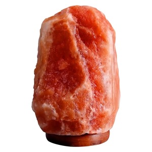 Lampe de roche salée en cristal de l'Himalaya avec veilleuse LED lampe d'ambiance de chevet pour la décoration intérieure sac emballé de forme solide raffinée - Product Image 4