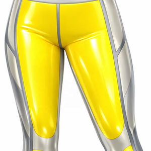 Custom LOGO <b>Sexy</b> Womens <b>Tight</b> fitting High-waist Running Stretch Breathable Yoga Fitness Pants Lady Butt Lift Leggings for Women - Product Image 3