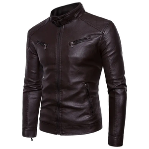 Gilet de moto léger de haute qualité pour hommes Logo personnalisé en cuir véritable véritable pour l'hiver à bas prix - Product Image 4