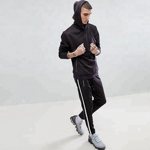 Chándal personalizado de nailon para hombre, conjunto deportivo con cremallera para correr, conjunto de carga cortavientos, chándal para hombre - Product Image 3