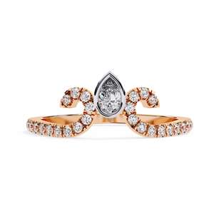 Bague en diamant de laboratoire taille poire VVS, or 14 carats, certifiée IGI, or rose, jaune, blanc, bijoux fins, bague de fiançailles en diamant, cadeau - Product Image 4