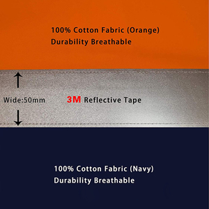 เสื้อยืด100% โพลีเอสเตอร์สะท้อนแสงเสื้อรักบี้ปลอดภัยเสื้อทำงานก่อสร้าง - Product Image 5