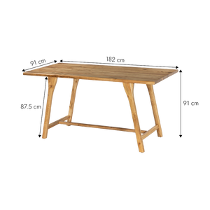 Mesa alta de madera de acacia - Product Image 5