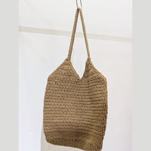 JNC macrame กระเป๋าถักโครเชต์ทำมือสำหรับใช้ในชีวิตประจำวันและการเดินทาง - Product Image 1