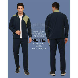 Chándal Deportivo para Hombre, Invierno, Transpirable, Estampado, Sólido, Ligero, 100% Poliéster, para Deportes, Viajes, Diseño Clásico - Product Image 4