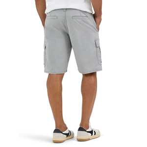 Pantalones cortos Cargo de camuflaje recortados sueltos para hombre, ropa de calle de camuflaje con dobladillo crudo con bolsillos utilitarios desgastados, 100% algodón, cintura media - Product Image 3