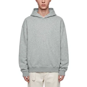 Sudadera con capucha de algodón French Terry de alto gramaje con bordado 3D, aplique serigrafiado y patchwork con dobladillo sin rematar - Product Image 3