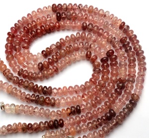 Vente chaude Fraise Quartz Rose Perles De Pierres Précieuses Pierre En Vrac pour DIY Collier Bracelet pour L'artisanat - Product Image 1