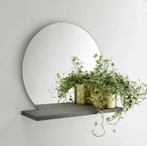 Vintage Venetian Etched Oval Glass Wall <b>Mirror</b> - Product Image 2