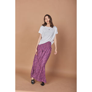 Ropa NAPAT, pantalones cómodos de pierna ancha para mujer, pantalones de cintura elástica fluidos, todos los días con estilo para pantalones holgados, listos para enviar a la - Product Image 4