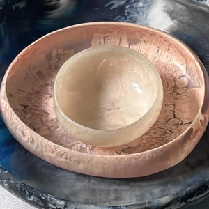 ชามเสิร์ฟเรซินอีพ็อกซี่ขนาดเล็กทำด้วยมือปรับแต่งได้ทันสมัยใช้กับเครื่องล้างจานได้ - Product Image 2