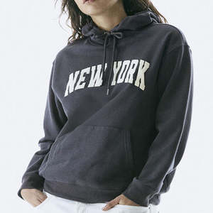 Sweat à capuche court en coton de haute qualité pour femmes Streetwear imprimé bouffant doux polaire coupe décontractée vêtements de sport et vêtements de détente - Product Image 3