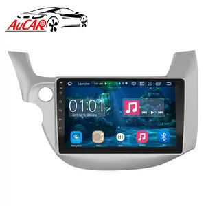 AuCAR 10.1 "Android 10 Autoradio Touchscreen Auto Stereo Video Audio GPS Navigation Multimedia Player für Honda Fit 2007-2013