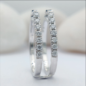 Anillo de boda de Plata de Ley 925 original, Juego de puntas VVS Lab Moissanite Infinity Eternity, joyería fina de oro para regalos de fiestas - Product Image 4