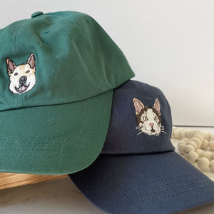 Vente en gros directe de 5 ou 6 casquettes de papa de panneau casquettes de Baseball patchs de Sport broderie personnalisée votre animal de compagnie votre Logo chapeaux et casquettes réglables - Product Image 1