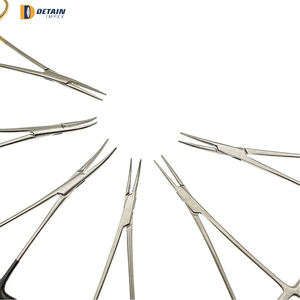 Fórceps de mosquitos hemostáticos rectos quirúrgicos La base de los instrumentos quirúrgicos Sutur Kit Medic Instrument - Product Image 4