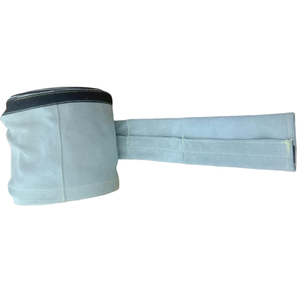 Manchon de protection en cuir professionnel pour câble de soudage 10cmX3.5m en cuir de vachette pour torche MIG TIG - Product Image 2