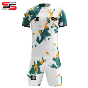 Customized Printed Men's <b>Volleyball</b> Uniform <b>Set</b> with Automated Cutting Technology Quick Dry Breathable 100% Polyester Fabric - Product Image 6