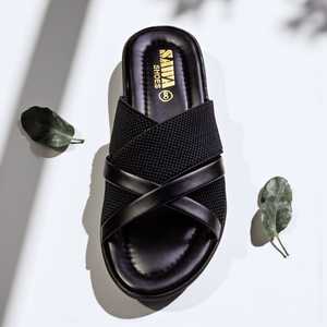 รองเท้าแตะพื้นรองเท้าทำจากหนัง PU นุ่มใส่สบายสวมใส่สบายมีความยืดหยุ่นด้านบนเพื่อความสบายเป็นพิเศษมีหลายขนาดและสี - Product Image 2