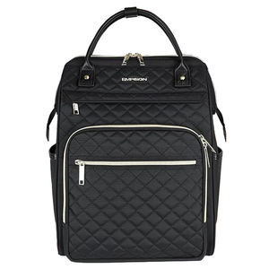 Sac d'ordinateur étanche personnalisé de grande capacité pour le travail, les voyages d'affaires et l'université avec fermeture à glissière - Product Image 1