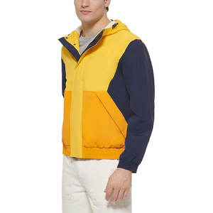 Vente directe d'usine Nouveau design Veste coupe-vent pour hommes Offre Spéciale Veste coupe-vent pour hommes à bas prix de couleur unie - Product Image 3