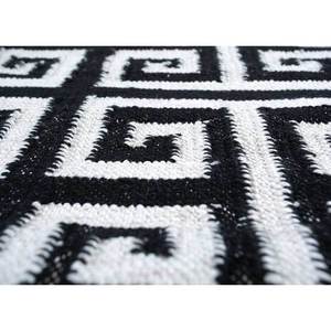 Alfombras Geométricas de Lana Alhambra en Gris y Negro, Tejido Plano para el Hogar, Alfombra Rectangular de Yute para Habitación y Dormitorio, Modelo DWRM-113 - Product Image 3
