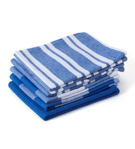 Lot de torchons de cuisine en microfibre de coton pelucheux de couleur unie, nuances rose et lavande, doux, disponibles à prix de gros. - Product Image 3