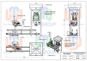 Máquina Semiautomática de Pesaje y Embolsado TMJ Group TBM-SG01, 300-450 Bolsas/Hora para Granos y Pellets - Product Image 6