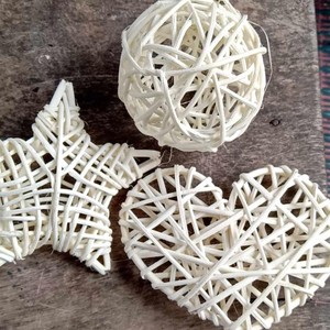 Boules de rotin en osier boules décoratives pour vase pièce maîtresse bols orbes remplissage pour Halloween automne artisanat décor à la maison - Product Image 2