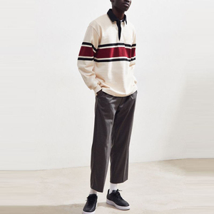 Camiseta Polo de Manga Larga para Hombre, Profesional, de Alta Calidad, con Logotipo Personalizado, Transpirable y Estampada, Camisetas de Rugby - Product Image 4