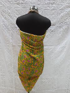 Latest Design Block Printed Cotton Fabric Sarong With Stitch Hem Bikini Swimsuit Body <b>Cover</b> <b>Up</b> Pareo Scarves, Neck Wrap Dupatta - Product Image 4