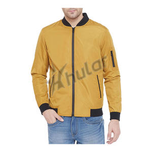 Blouson bombardier de vol Ma1 à logo personnalisable pour hommes blouson bombardier épais en coton avec fermeture éclair et support de rue Letterman - Product Image 5
