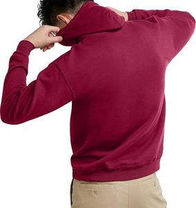 Sweats à capuche vierges unis personnalisés pour hommes Pull pour hommes 58% coton 42% polyester Fermeture à enfiler Lavage en machine du Bangladesh - Product Image 6