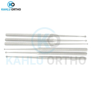 3 uds. Producto Médico de la mejor calidad, curetas de oreja quirúrgicas de acero inoxidable de doble extremo de KAHLU ORTHOPEDIC - Product Image 3