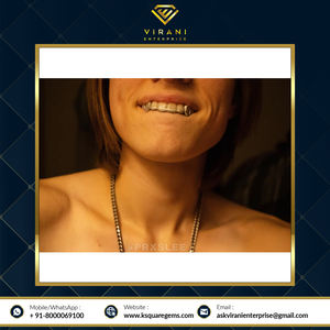 Grossiste de grillz en argent sterling de qualité supérieure, haut et bas, à dents rondes avec moissanite, unisexe, Halloween, à prix avantageux - Product Image 3